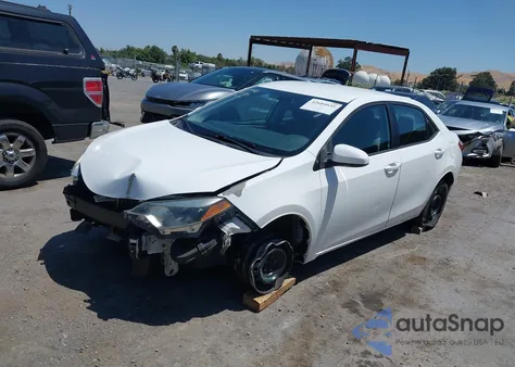 2016 Toyota Corolla L z USA, uszkodzony, nr VIN 5YFBURHE1GP534559